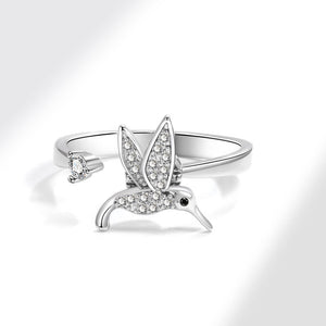 Anello Spinner Antistress Colibrì