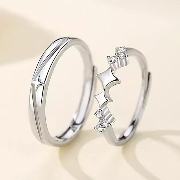 Star Couple Matching Ring