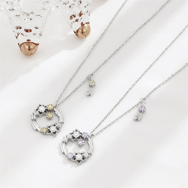 Dainty Planet Star Charm Necklace