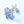 Load image into Gallery viewer, Blue Iris Flower Stud Earrings
