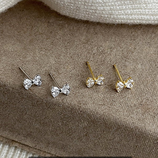Mini Bow Stud Earrings