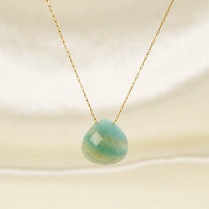 Crystal Raw Stone Pendant Necklace