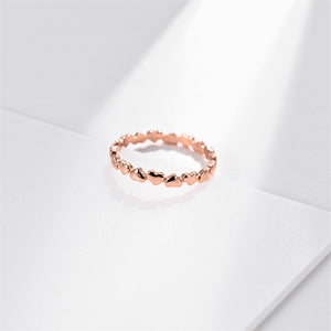 Classic Heart Stacking Band Ring