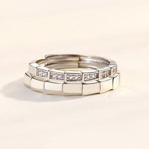 Bamboo Joint Matching Couple Band Ring