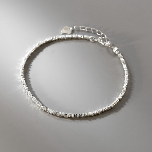 Ragged Silver Bracelet