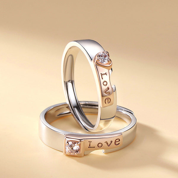 Love Heart Couple Ring