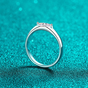 Marquise Cut Moissanite Engagement Ring