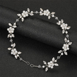 Pearl Flower Bridal Wedding Headband