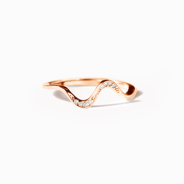 Infinity Wave Stackable Ring