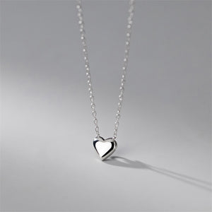 Tiny Small Heart Pendant Necklace