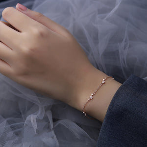 Dainty Star Charm Stacking Bracelet