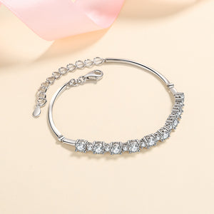 Classic Moissanite Wedding Tennis Bracelet