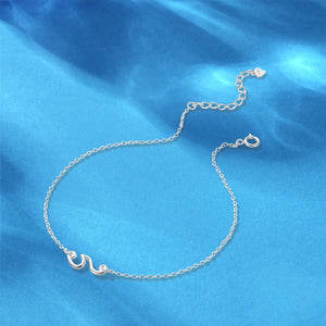 Ocean Sea Wave Charm Beach Anklet