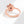 Load image into Gallery viewer, Peach Blossom Fidget Spinner Ring
