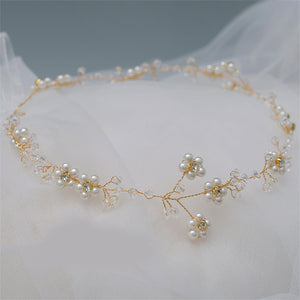 Crystal Pearl Bridal Wedding Headband