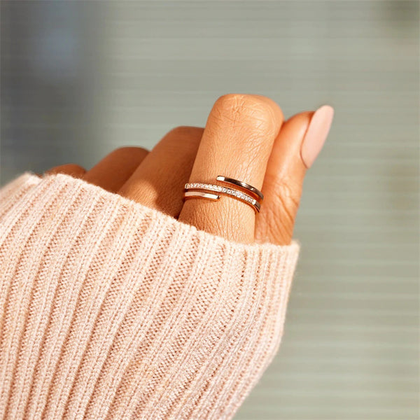 Double Layered Stackable Ring