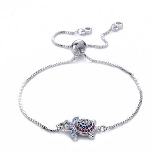 Sea Turtle Charm Stacking Beach Bracelet