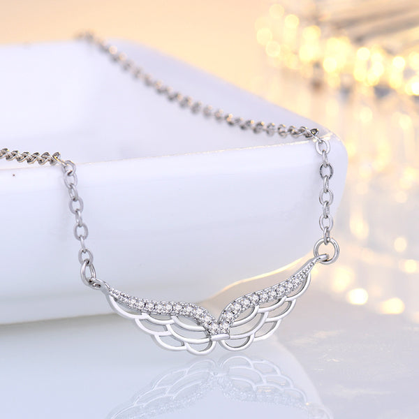 Angel Wing Pendant Necklace