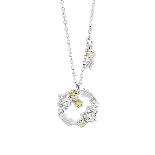 Dainty Planet Star Charm Necklace