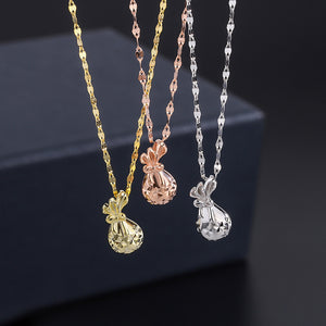 Lucky Money Bag Pendant Necklace