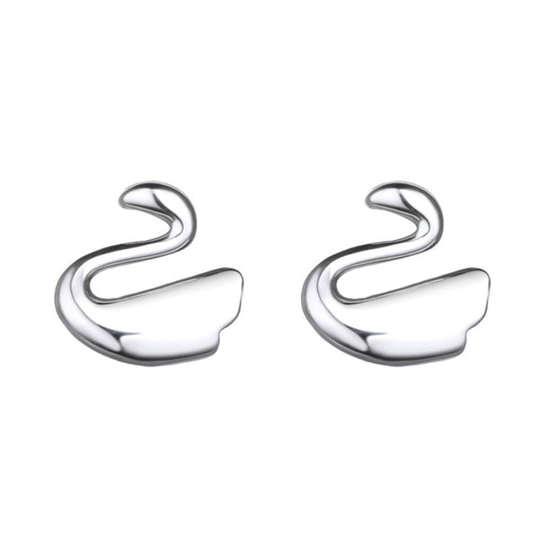 Mini Swan Stud Earrings