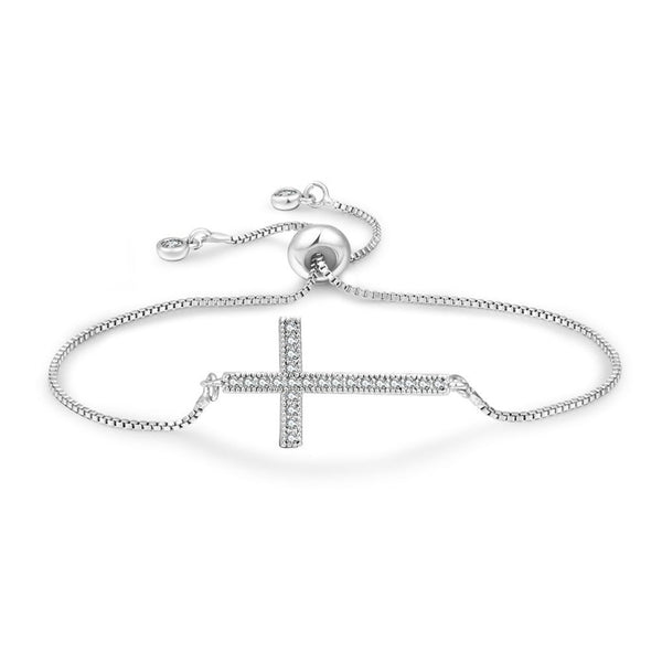 Dainty Cross Charm Bracelet