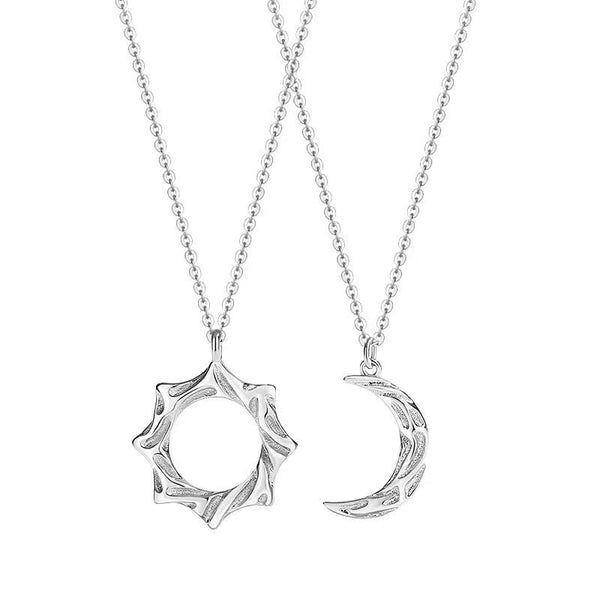 Sun Moon Couple Necklace