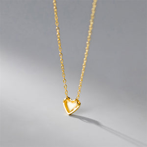 Tiny Small Heart Pendant Necklace