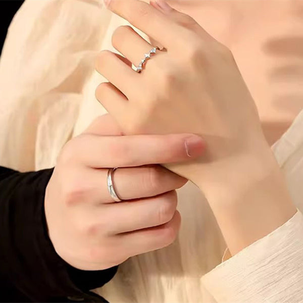 Star Couple Matching Ring