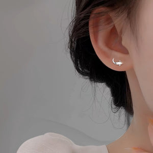 Small Japanese Koi Fish Stud Earrings