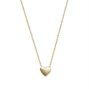 Tiny Small Heart Pendant Necklace