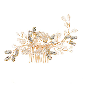 Pearl Crystal Bridal Wedding Headband