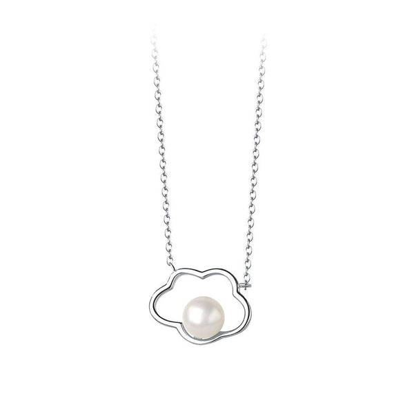 Cloud Pearl Pendant Necklace