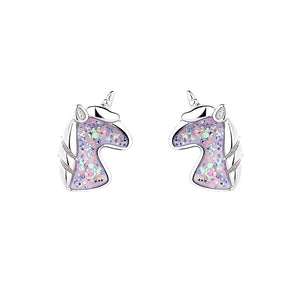 Tiny Small Unicorn Cartilage Stud Earrings