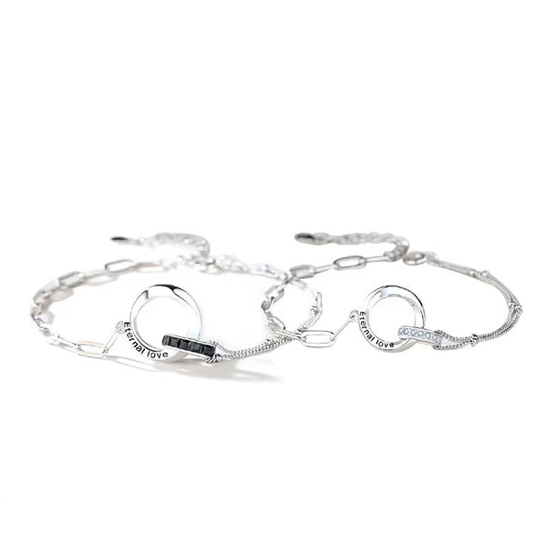 Mobius Ring Couple Bracelet