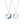 Load image into Gallery viewer, Moon Rose Flower Couple Necklace
