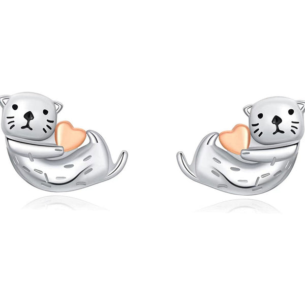 Sea Otter Stud Earrings