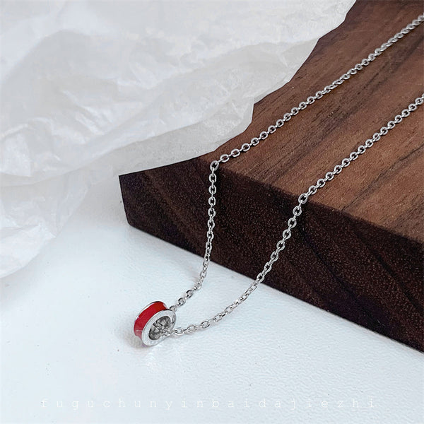 Classic Tricolor Ring Necklace