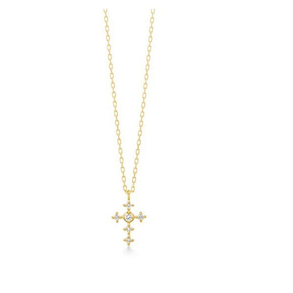 Dainty Cross Pendant Necklace