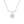 Pink Peach Blossom Flower Charm Necklace