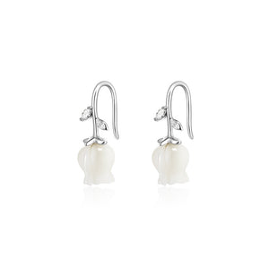 Lily Of Valley Hook Dangle Drop Earrings