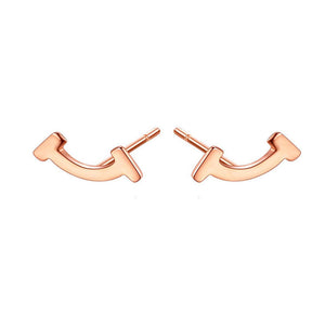 Tiny Small Smile Cartilage Stud Earrings