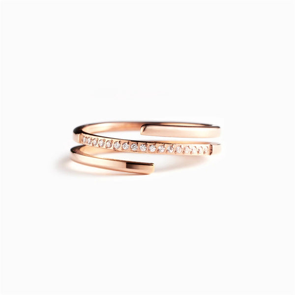 Double Layered Stackable Ring