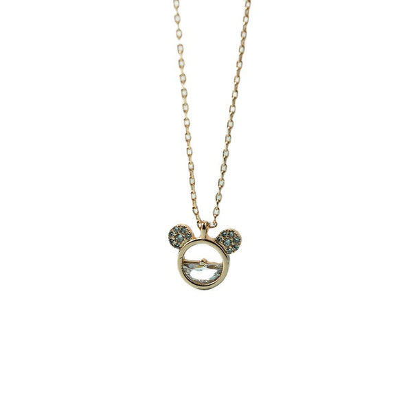 Cute Mickey Mouse Pendant Necklace