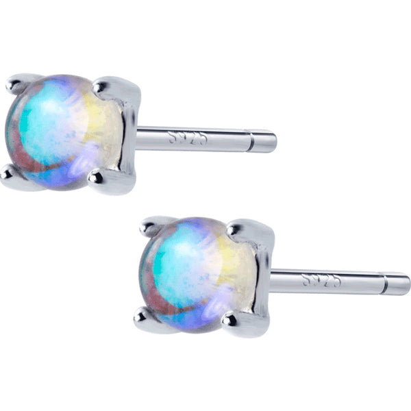 Colored Glaze Stud Earrings