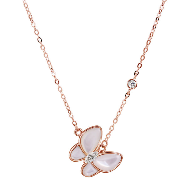 Dainty Butterfly Pendant Necklace