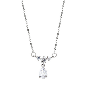 Dainty Star Teardrop Pendent Necklace