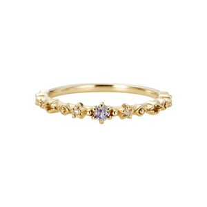 Dainty Star Eternity Stacking Band Ring