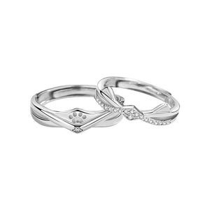 Cat Paw Matching Couple Band Ring