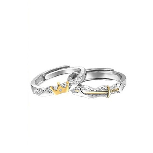 Knight Princess Couple Matching Ring